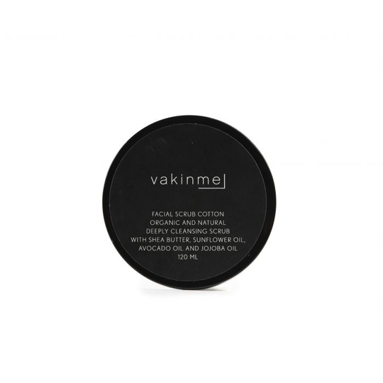 Vakinme Ansiktsscrub Cotton 120 ml