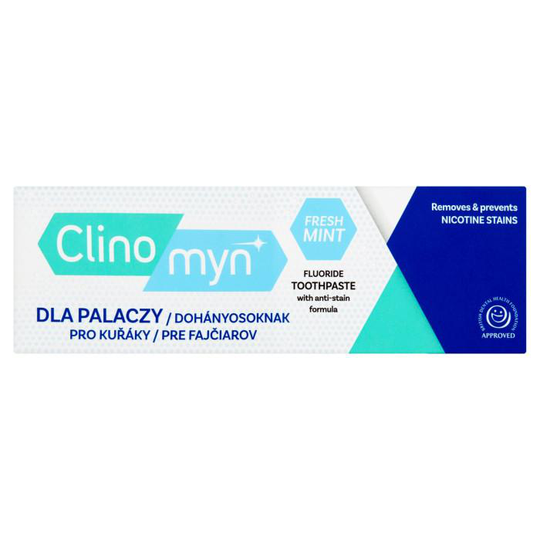 CLINOMYN_Fluoride Toothpaste pasta do zębĂłw dla palaczy Fresh Mint 75ml