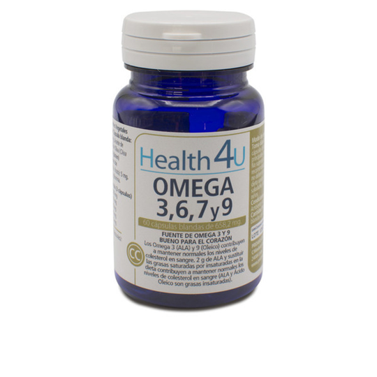 Kosttillskott Health4u Omega 3, 6, 7 y 9 (60 uds)