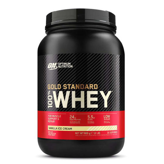 PROTEIN WHEY GOLD STANDARD VANILJ ICE CREAM 908 G OPTIMUM NUTRITION