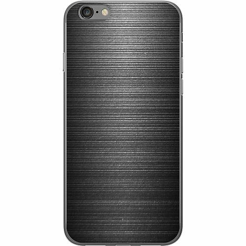 iPhone 6s Genomskinligt Skal Brushed Metal