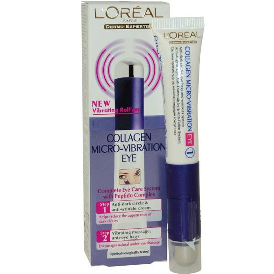 L'Oreal Collagen Micro-Vibration Eye15ml Vibrating RollṀon