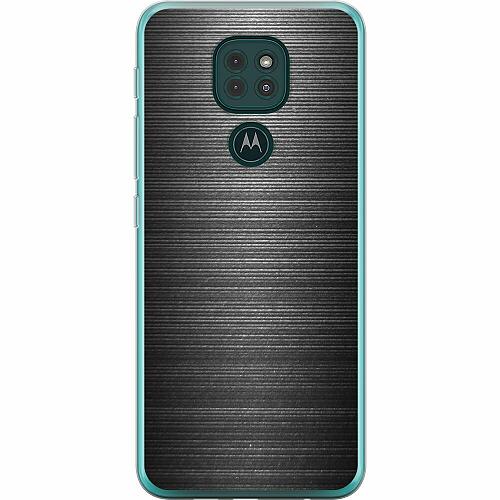 Motorola Moto G9 Play Mjukt skal - Brushed Metal