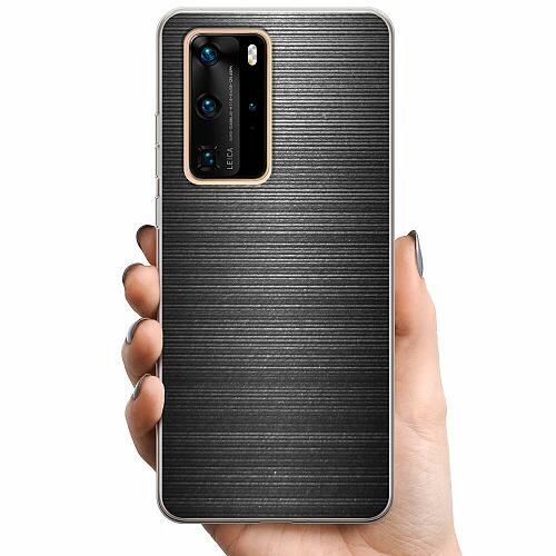 Huawei P40 Pro TPU Mobilskal Brushed Metal
