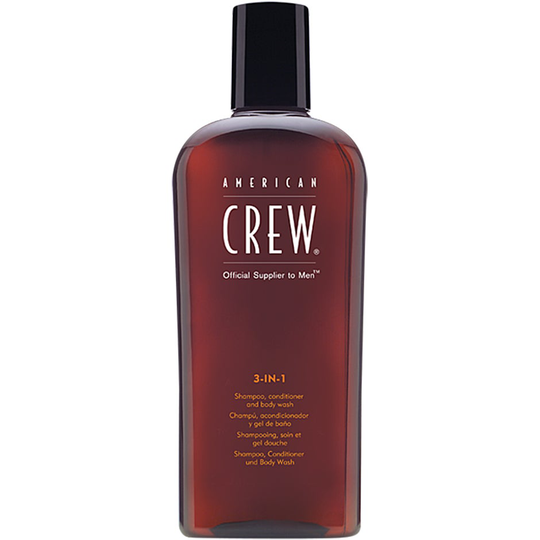 American Crew 3-in-1 Shampoo, Conditioner & Body Wash, 450 ml American Crew Schampo för män