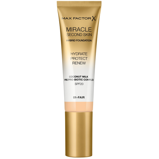 Max Factor Miracle Touch Second Skin Foundation 01 Fair