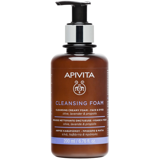 APIVITA Cleansing Foam – Face & Eyes 200 ml