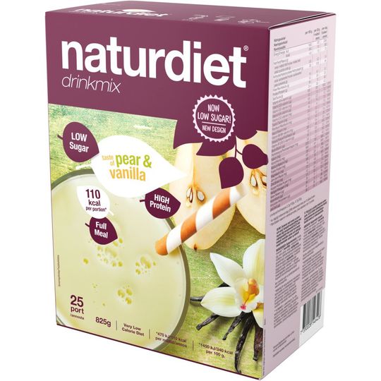 Naturdiet Drinkmix Pear & Vanilla 25 portioner