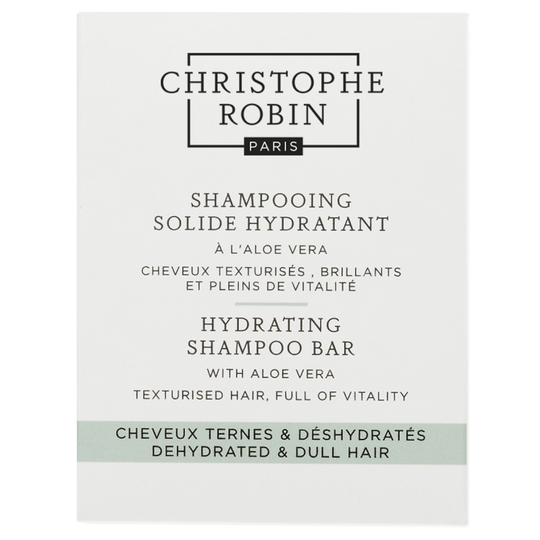 Christophe Robin Hydrating Shampoo Bar With Aloe Vera (100ml)