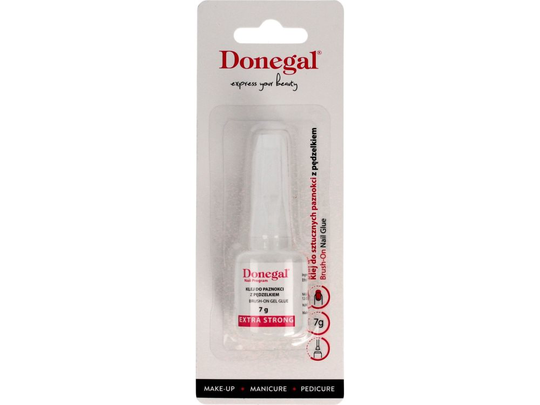 Donegal ADHESIVE for artificial nails with a brush (3100) transparent 7g