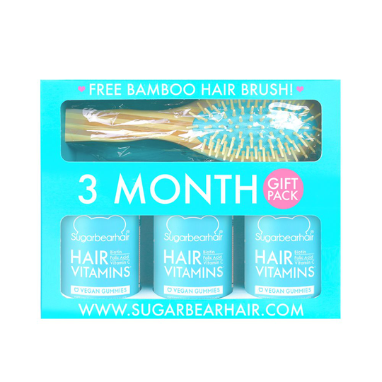 SugarBearHair - Vitamins 3 Month Supply 180 Psc Hair Brush