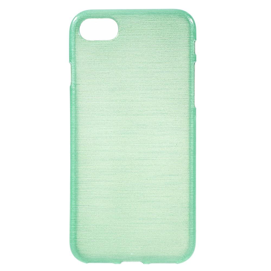 Glossy Brushed Mobilskal till iPhone 7/8/SE 2020 - Cyan