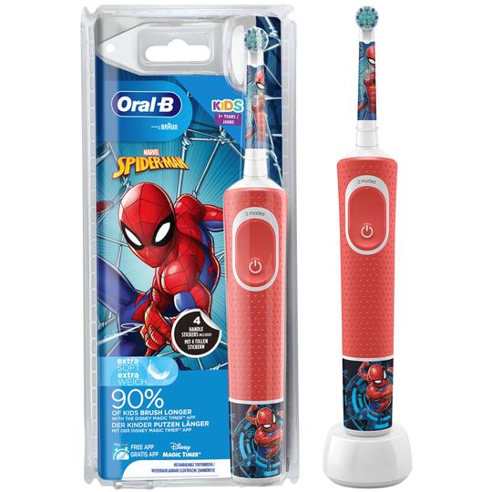 Oral B Kids Electric Toothbrush For 3+ Spider-Man