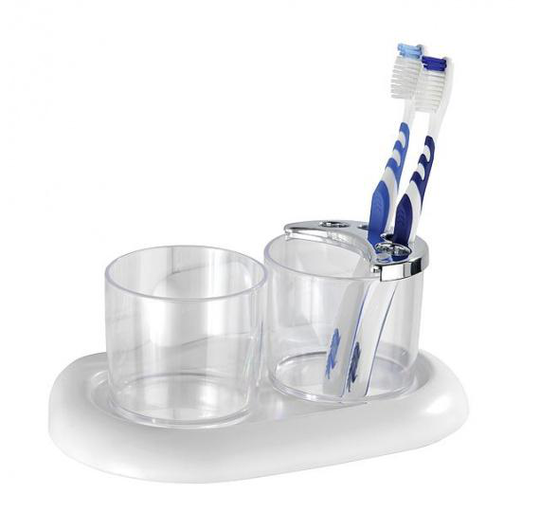 tandborsthållare Pure ABS 20 cm transparent