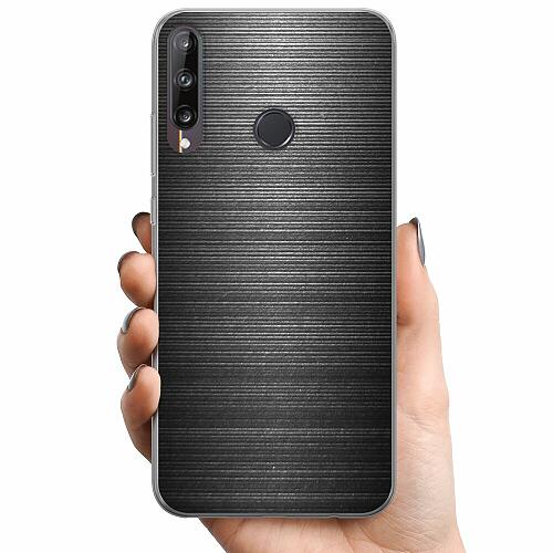 Huawei P40 lite E TPU Mobilskal Brushed Metal