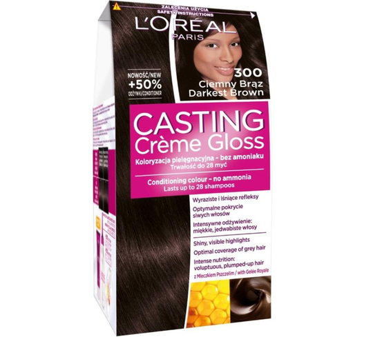 Casting Creme Gloss coloring cream # 300 Dark Brown 1op.