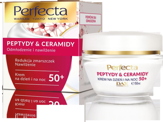 Perfecta Perfecta Peptides & Ceramidy 50+ Day and night cream Wrinkle reduction and hydration 50ml