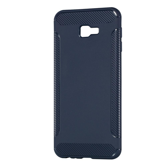 Carbon Brushed Mobilskal till Samsung Galaxy J4 Plus - Blå