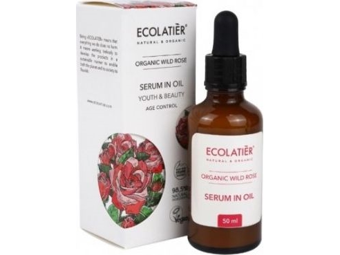 Ecolatier ECOLATIER Organic Wild Rose Anti-aging face serum - mature skin 50ml