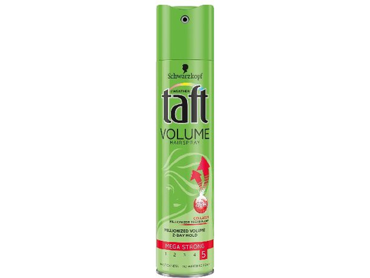 Schwarzkopf Taft Volume Collagen Mega strong hairspray 250 ml