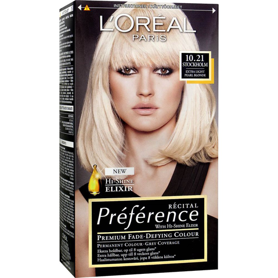 L'Oréal Paris, Récital Préférence 10.21 Stockholm Extra Ljus Pärlemorsblond,