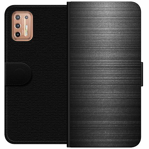 Motorola Moto G9 Plus Plånboksfodral Brushed Metal