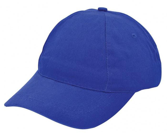 keps Brushed Promo 58 cm bomull koboltblå one-size