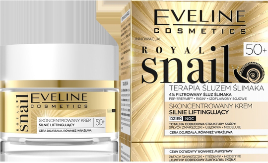 Eveline Royal Snail 50+ Concentrated, strongly lifting day and night cream 50ml