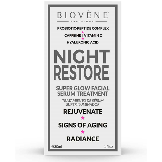 Biovène Star Collection Night Restore Facial Serum Treatment 30 ml
