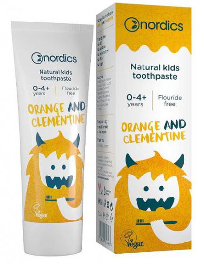 tandkräm Kids Orange 50 ml vit/orange