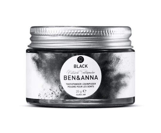 BEN&ANNA_Natural Toothpaste naturalny wybielający proszek do zębĂłw z aktywnym węglem 20g