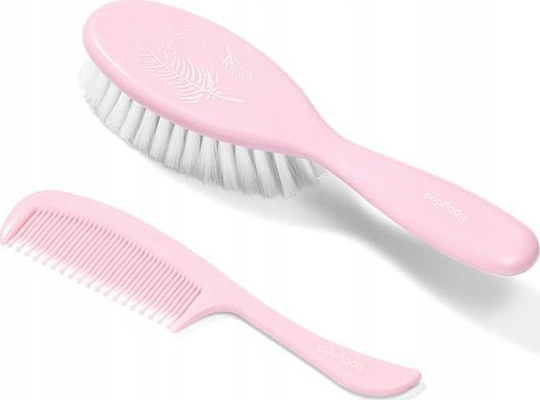 Babyono Baby pink brush and comb Baby Ono
