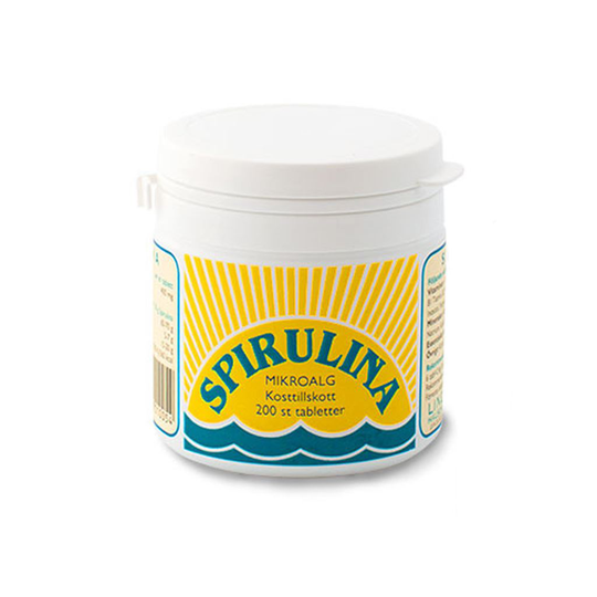 Lindroos Spirulina Mikroalg 200 tabletter