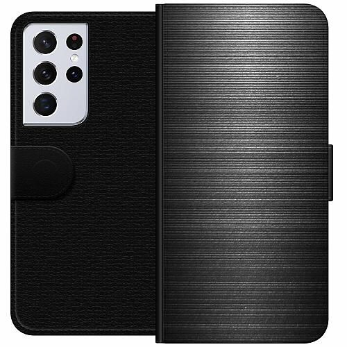 Samsung Galaxy S21 Ultra 5G Plånboksfodral Brushed Metal