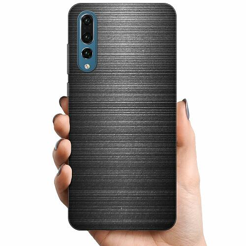 Huawei P20 Pro TPU Mobilskal Brushed Metal