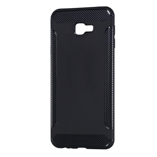 Carbon Brushed Mobilskal till Samsung Galaxy J4 Plus - Svart