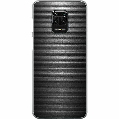 Xiaomi Redmi Note 9S Genomskinligt Skal Brushed Metal