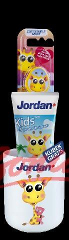 Jordan Junior Kit (toothpaste for children 0-5 years 50ml + Toothbrush + cup) mix