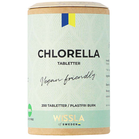 Chlorella tabletter, Wissla of Sweden Kosttillskott