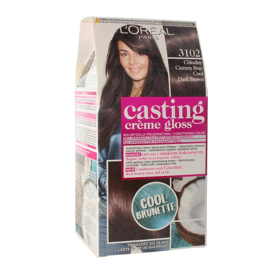Casting Creme Gloss cream colourant No. 3102 Cool Dark Brown 1op.