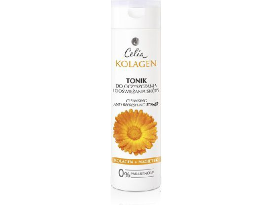 Celia Collagen series Tonic cleansing and refreshing the skin with calendula 200 ml