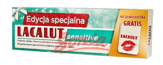 Lacalut Toothpaste Sensitive 75ml + floss