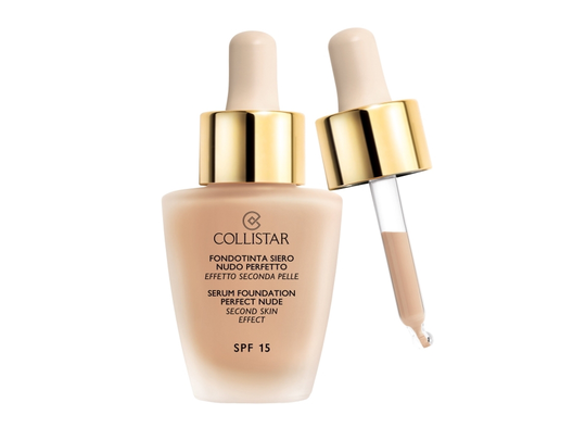 Collistar Serum Foundation Perfect Nude SPF15 Second Skin Effect face foundation 4 Sabbia 30ml