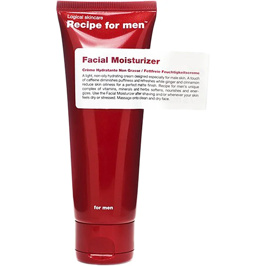 Recipe for Men Facial Moisturizer, 75 ml Recipe for men Dagkräm