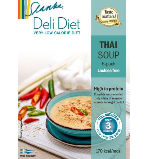 Slanka Thai soppa 6-pack Laktosfri. Viktnedgång banta