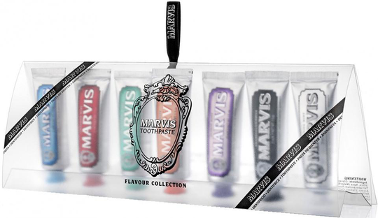 tandkräm 7 Flavors Pack 25 ml 7 delar