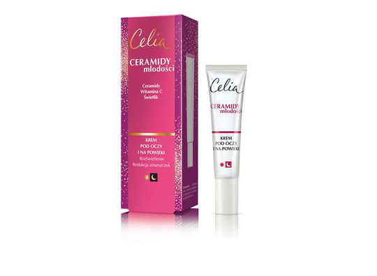Celia Ungdom Ceramide Eye Cream 15ml og øjenlåg