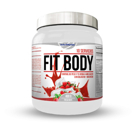Kosttillskott Perfect Nutrition Fit Body Jordgubbe Viktkontroll Tjock Vaniljsås (400 g)
