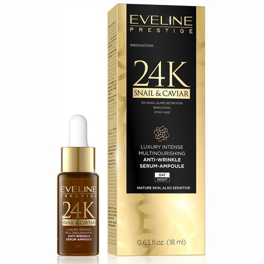 Eveline Prestige 24K Snail And Caviar Anti-Wrinkle Serum
