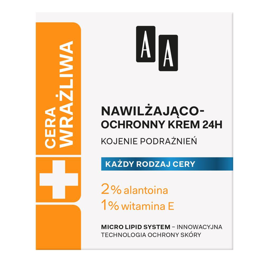 AA_Technology Age Moisturizing Protective Cream nawilĹĽająco-ochronny krem do kaĹĽdego rodzaju cery 50ml